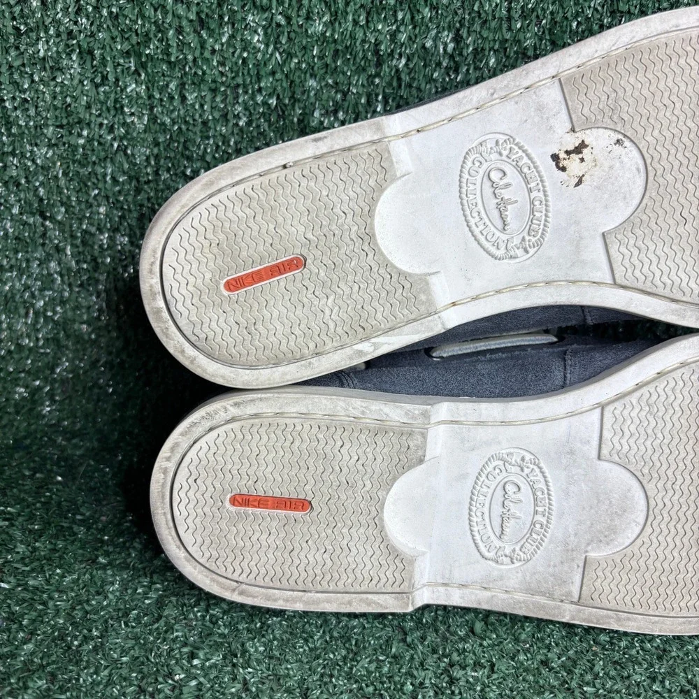 Cole Haan Yacht Club Suede Moc‎ Toe Nautical Boat Shoes Grey Mens Size 11.5 M